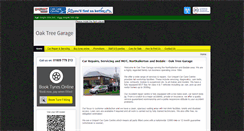 Desktop Screenshot of oaktree-garage.co.uk